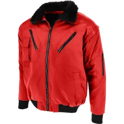 Pilotenjacke 4in1 Essential - 4XL - Rot