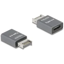 DELOCK Adapter USB 10 Gbps Typ-E Key A St > USB Type-C Bu