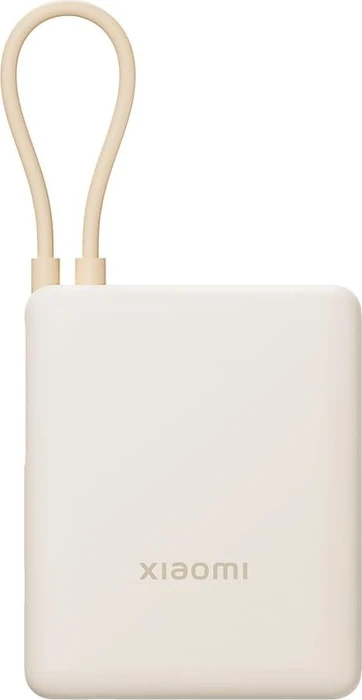 Xiaomi 33W Powerbank GL (Integrated Cable) Tan, 10.000mAh, Universal, BHR9333GL