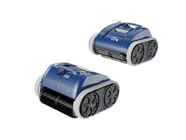 Poolroboter, Blau, Grau, Kunststoff, 36.0x24.0x37.2 cm, Freizeit & Co, Pools & Wasserspaß, Poolzubehör, Poolroboter