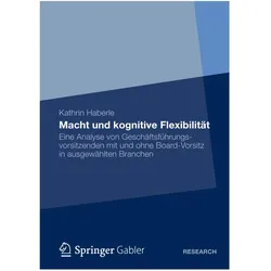 Macht und kognitive Flexibilität, Fachbücher von Kathrin Haberle