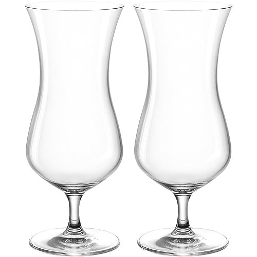 Leonardo Il Mondo Hurricane cocktailglazen set van 2, transparant, 520 ml per stuk