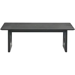 Rechteckiger schwarzer Design-Couchtisch L120 cm KUALA