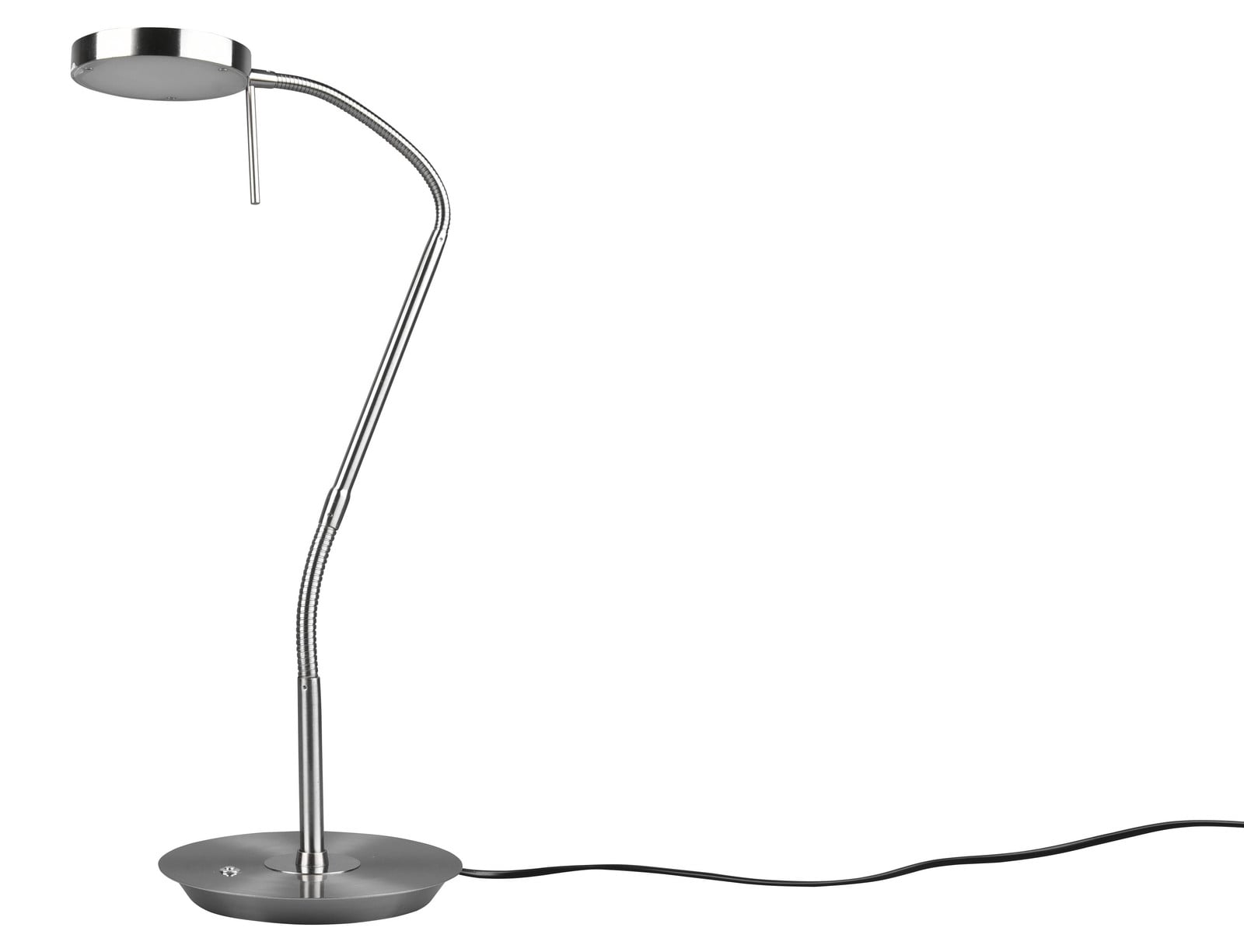 TRIO Monza LED-tafellamp zilver, Hoogte: 57 cm