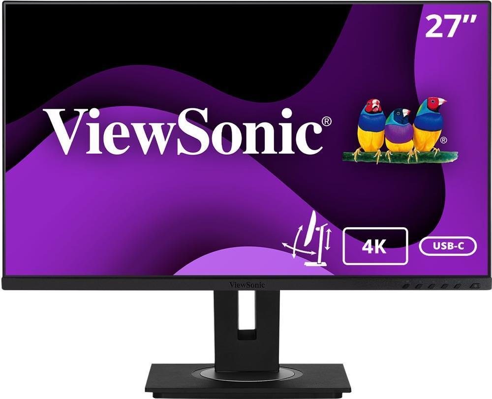 Viewsonic VG Series VG2756-4K, 68,6 cm (27"), 3840 x 2160 Pixel, 4K Ultra HD, LED, 5 ms, Schwarz