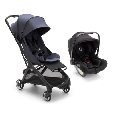 Bugaboo Butterfly + Turtle Air Travel System - Black / Stormy Blue / Black