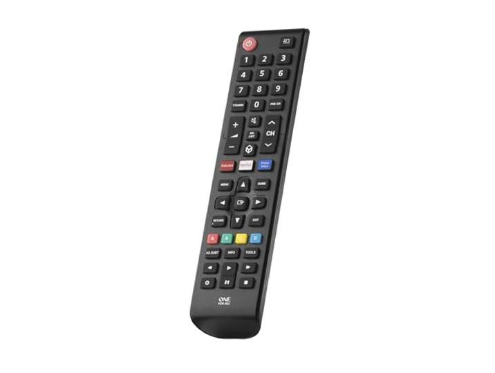 One For All Samsung TV Vervangende afstandsbediening – Werkt met ALLE Samsung TV's – Leerfunctie -URC4910, zwart