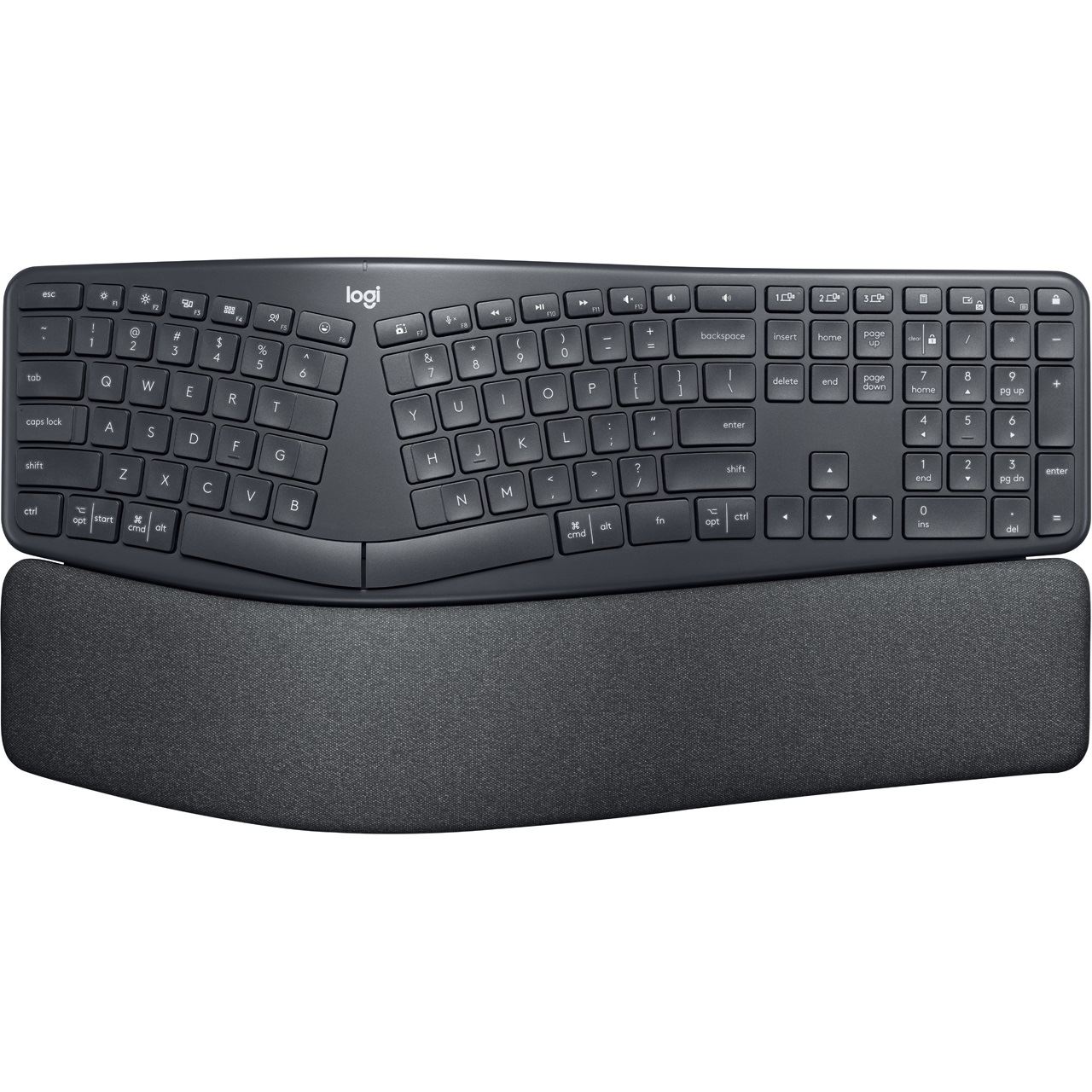Logitech Ergo K860 for Business USB 2.4GHz Bluetooth Deutsch schwarz (kabellos)