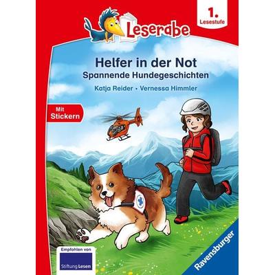 Leserabe 1. Lesestufe - Helfer in der Not. Spannende Hundegeschichten, Gebundene Ausgabe von Katja Reider, Ravensburger Verlag GmbH, 978-3-473-46376-3