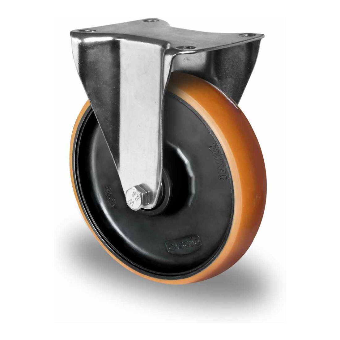 CASCOO Bockrolle ø 200 mm Serie Z4U5 Doppelkugellager (FHP54W0200Z4U5D34)