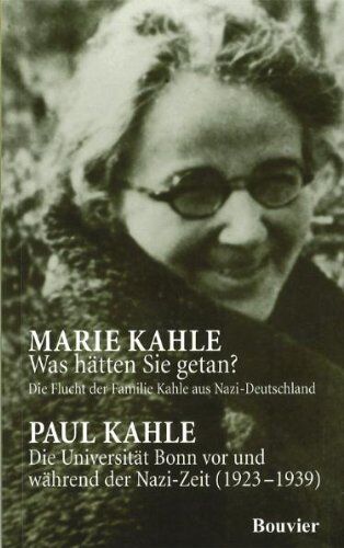Marie Kahle - Was hätten Sie getan? Die Flucht der Familie Kahle aus Nazi-Deutschland - Preis vom 17.10.2026 19:25:27 h