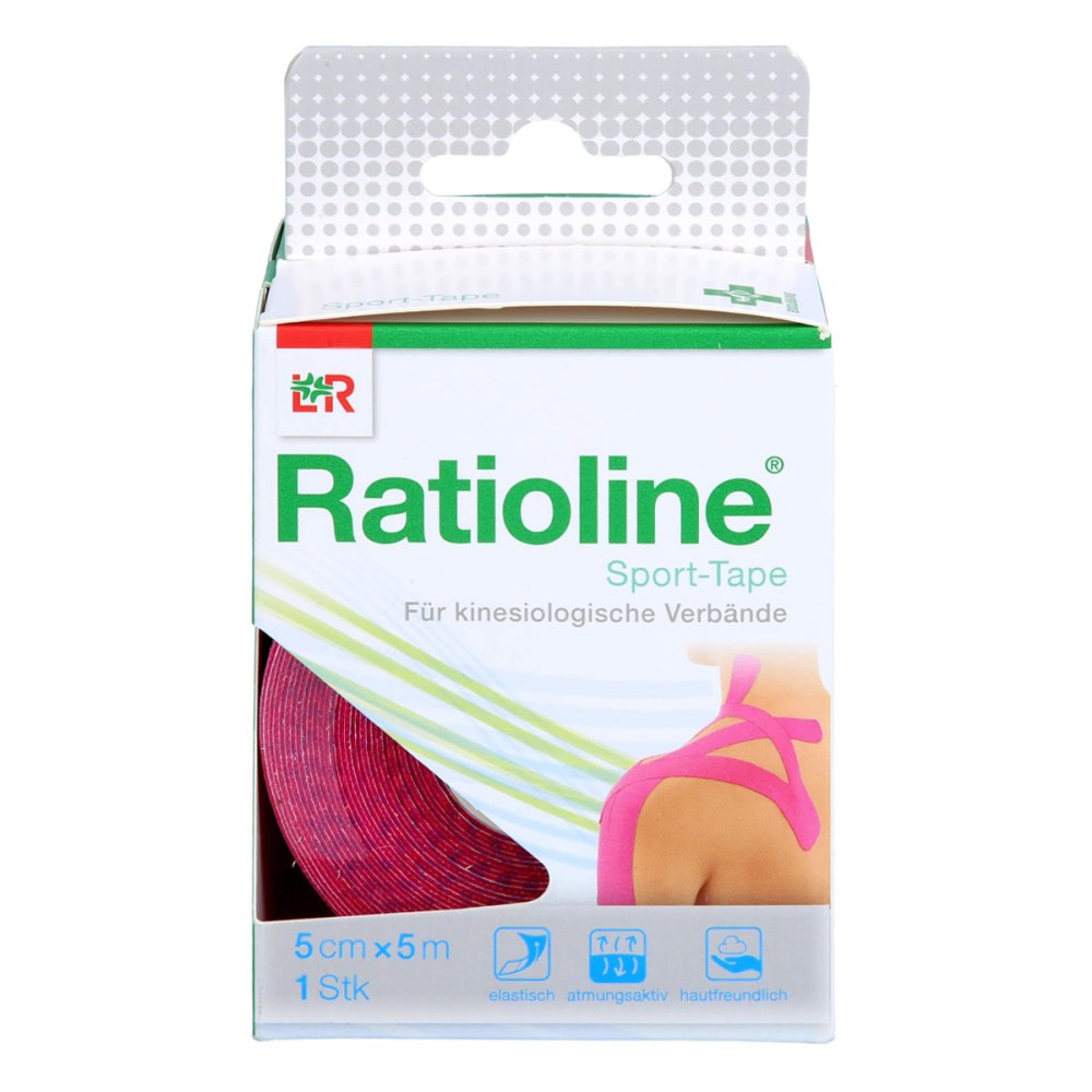 Lohmann & Rauscher GmbH & Co.KG Ratioline Sport-tape 5 Cmx5 M Pink 14341466
