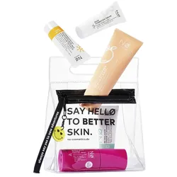 185ml Nø Cosmetics Mini Summer Bag (Cleanser 20ml + Spray 50ml + Cream 20ml + Tagespflege 20ml + Body Cleanser 75ml + Bag)