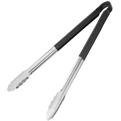 Hygiplas farbkodierte Servierzange schwarz 40,5cm