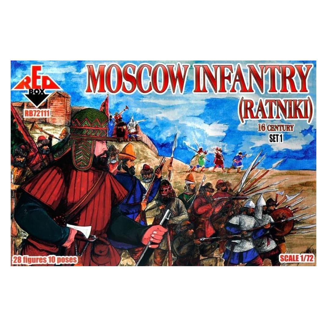 Red Box Moscow Infantry (ratniki)16 cent.,Set 1 (RB72111)