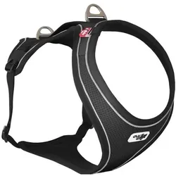 Curli Belka Comfort Harness black S (S, Hund, Allgemein), Halsband + Leine