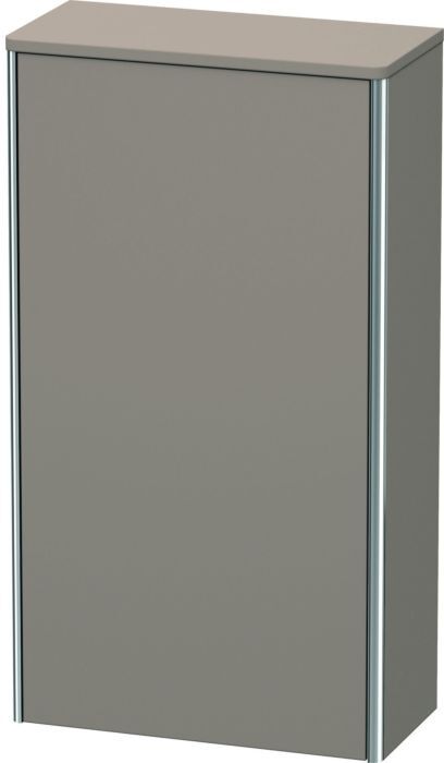 Duravit XSquare Halbhochschrank XS1303L4343 50x88x23,6cm, Tür links, Basalt matt