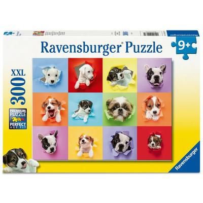 Kinderpuzzle 300 XXL Teile - Welpen-Pop-Out