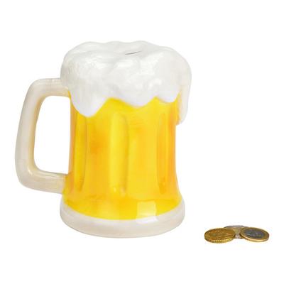 Spardose "Bierkrug" aus Keramik