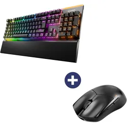 Be Quiet Maus Dark Perk Sym + Tastatur Light Mount Silent Tactile RGB-LED