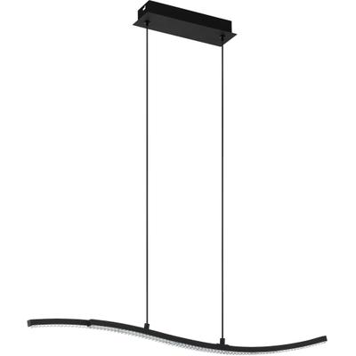 EGLO Hängeleuchte "LEJIAS", schwarz, H: 175cm, 1 Stk., Leuchten, Hängeleuchte in schwarz aus Stahl - 21,5W - Warmweiß, Hängeleuchte