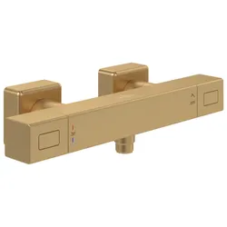 Villeroy & Boch Universal Taps & Fittings Brause-Thermostat TVS00001800076 eckig, Wandmontage, brushed gold