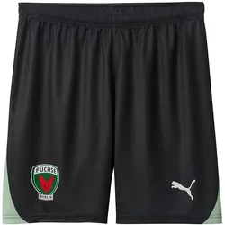Puma, Jungen, Sporthose, Füchse Berlin Shorts JR (176), Grün, Schwarz