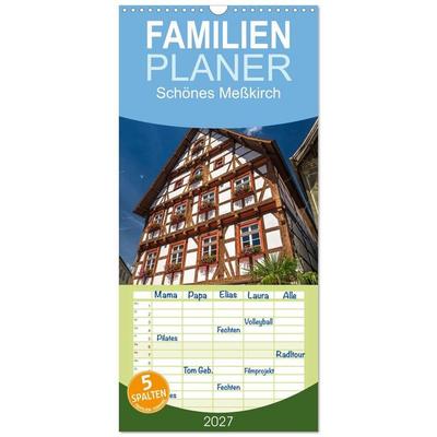 Familienplaner 2027 - Schönes Meßkirch mit 5 Spalten (Wandkalender, 21 x 45 cm) CALVENDO