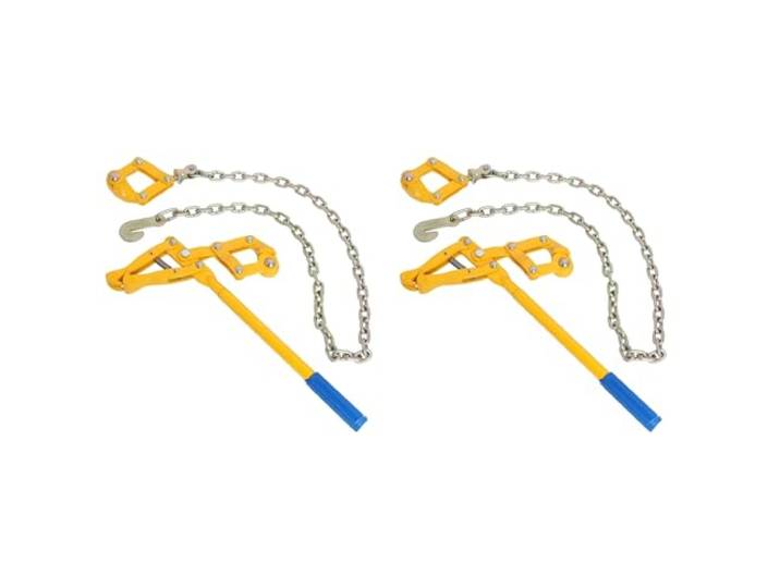 Adiythbm Zaunspanner, 1,2 m, Kette mit Haken, Krallenhebel, Stacheldraht Konzipiert für Stacheldraht-Kompatibilität, geeignet für Leitungen mit 6 mm Durchmesser mit sicherer Spannung.
