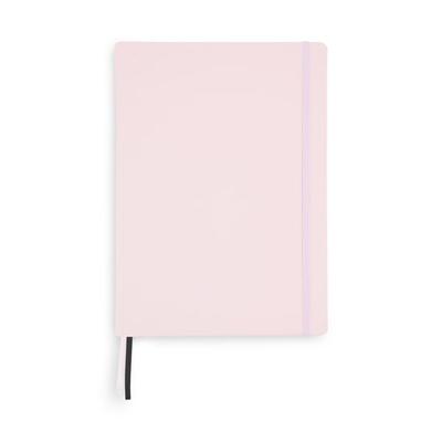 Notizbuch A4 Hardcover Magnolia Pink Blanko, 192 Seiten