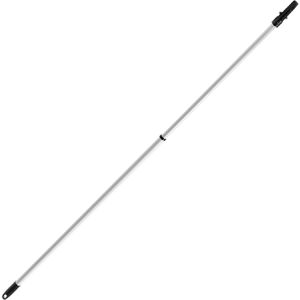 Schuller Stiel 21491, Polo White, 120 - 200 cm, Klick-In System, Teleskopstiel, aus Stahl
