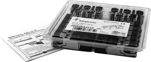 Telegärtner 100023042 RJ45-Stecker gerade, feldkonfektionierbar 100023042 Stecker, gerade 10St.