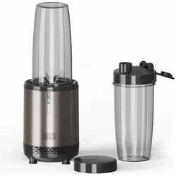 Black & Decker BLACK+DECKER Smoothie Blender, Standmixer, Silber, Schwarz