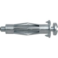 Hohlraum-Metalldübel HM 4x32 S silber, 50 Stück, mit metrischer Schraube