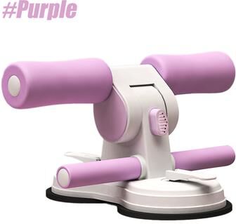 Smart Shopping Spot Portable Sit Up Bar For Home Fitness, Adjustable Foot Holder With Strong Suction For Effective Workouts purple