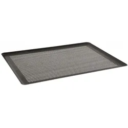 de Buyer CHOC Backblech Alu Antihaft perforiert 40x30cm, Backblech, Schwarz