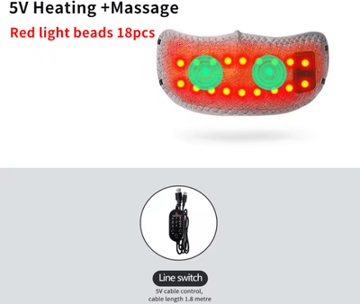 Inspire Curations Electric Heated Nose Warmer Rechargeable Nose Heating Pad With Adjustable Warm Compress For Winter Comfort 5v massage uk