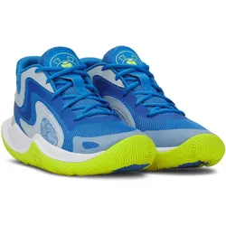 UNDER ARMOUR Jet '25 Basketballschuhe 402 - blue atlantis/blue calm/metallic blue calm 42.5