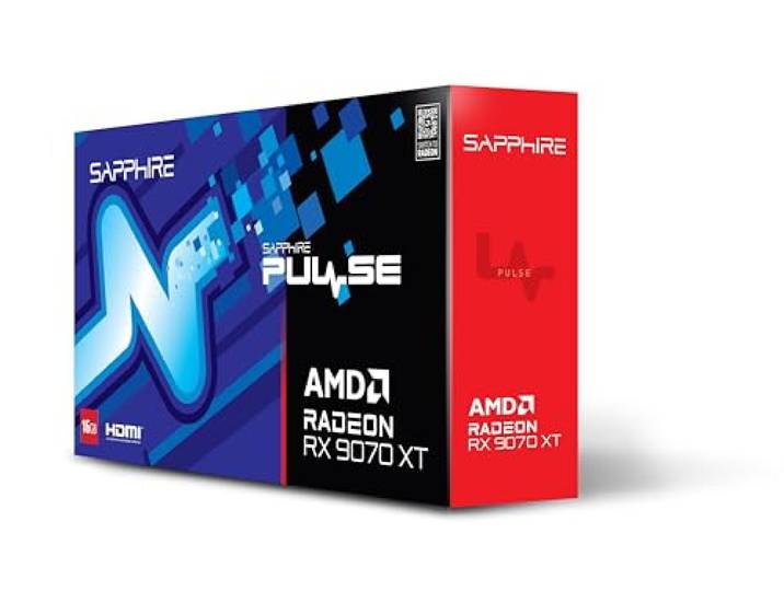 Sapphire PULSE AMD RADEON™ RX 9070 XT GAMING 16 GB DUBBELE HDMI/DUBBELE DP
