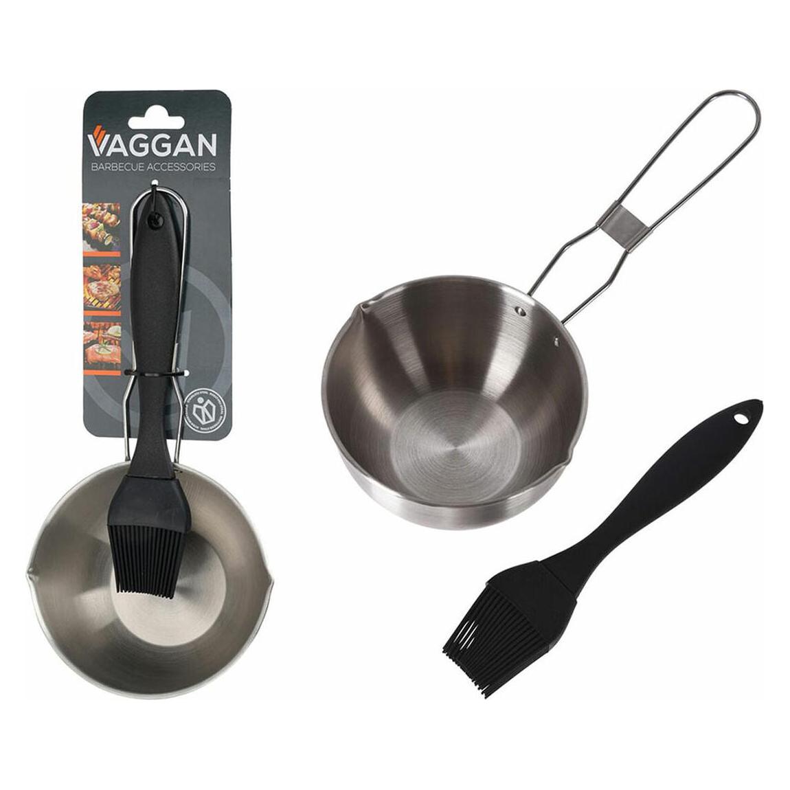Vaggan Bbq sauce boat with brush (54719051)