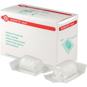 Nobamed Fixierbinden Nobafix-steril, 20 Stück, einzeln verpackt, 4m x 4cm