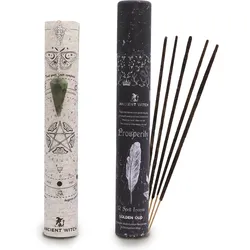 Ancient Witch Spell Incense - Prosperity - Aventurine Pendulum