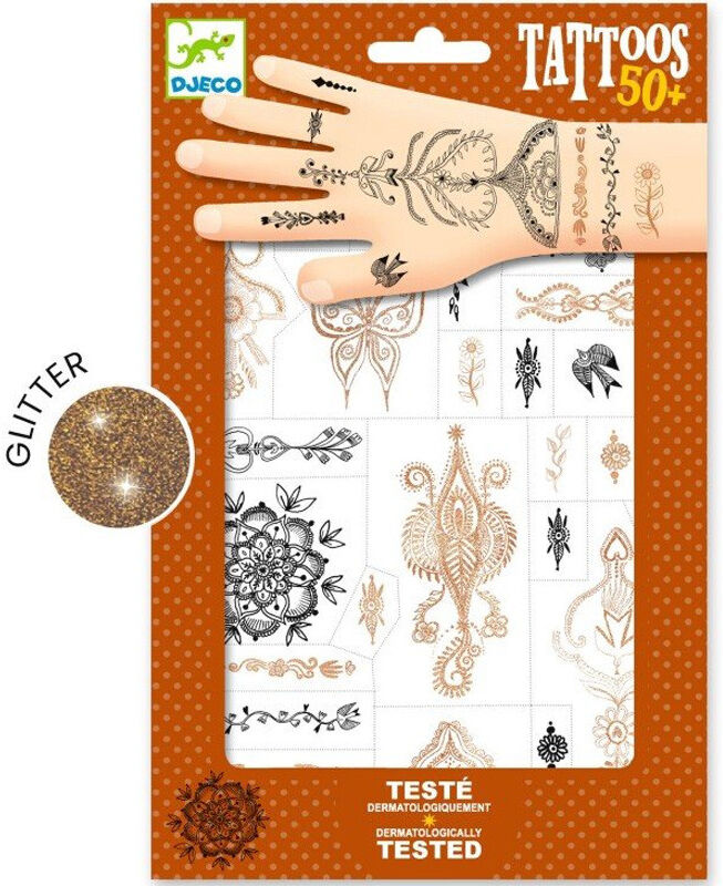 Tattoos 50+ glitter Souffle d'Orient - Djeco