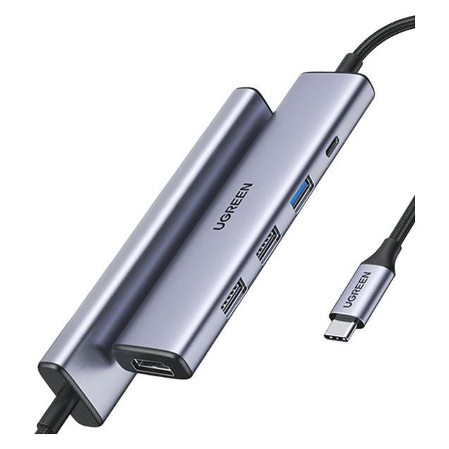 Ugreen Adapteris Hub CM478 (USB-C, 5 Ports) (15495)