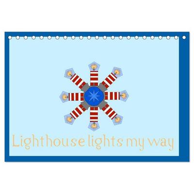 Lighthouse lights my way (Desk Calendar 2027 DIN A5 landscape), CALVENDO 12 Month DeskCalendar
