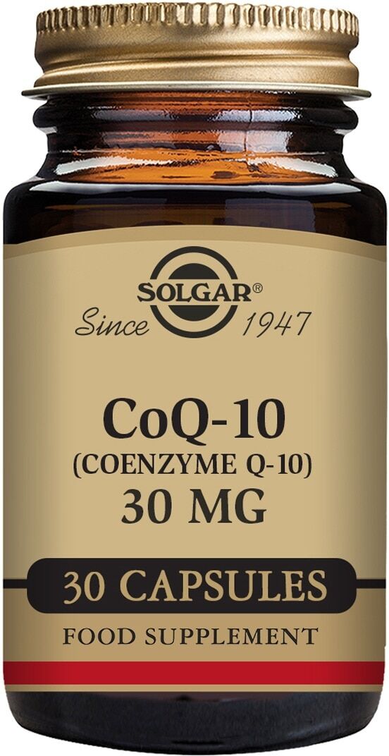 SOLGAR 30 Cápsulas vegetales Coenzima Q-10 .