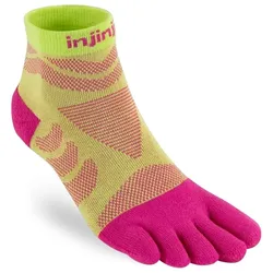 Injinji Damen Ultra Run Mini-Crew gelb