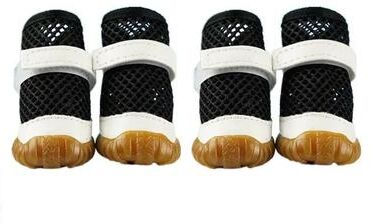 Uplifted Finds Aero Mesh Summer Active Dog Sneakers black m