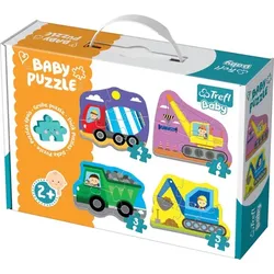 Trefl: Baby-Puzzle Baustellenfahrzeuge