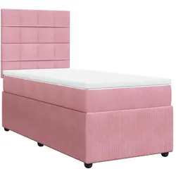 vidaXL, Boxspringbett, Erdmute (Block mit Quadraten) (100 x 200 cm)